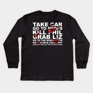 Go to the Winchester... Kids Long Sleeve T-Shirt